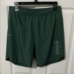 Run Amok Green Baja Run Shorts (Men’s M)